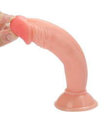 Godemichet ventouse réaliste coloris chair - YOJ-122